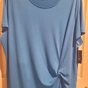 INC Sea blue  2x womens top